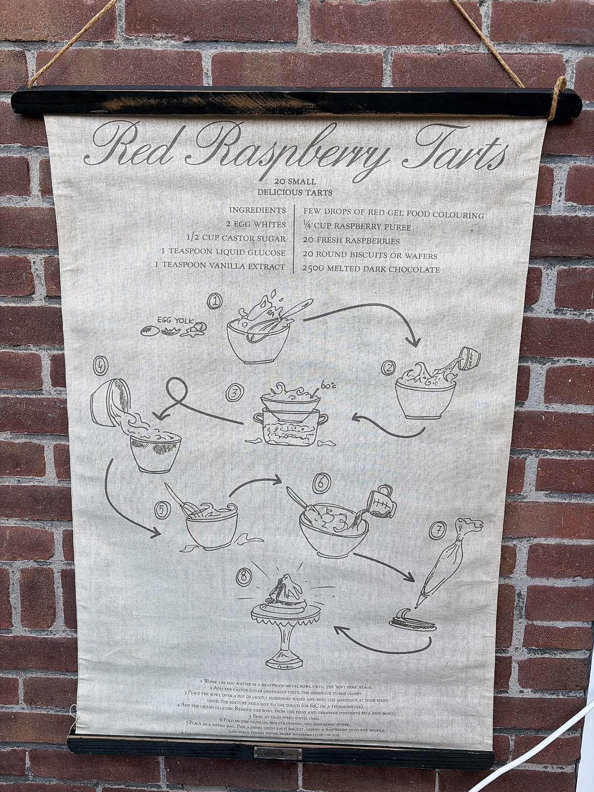 Rivièra Maison linnen keuken poster groot, Ophalen of Verzenden, Zo goed als nieuw