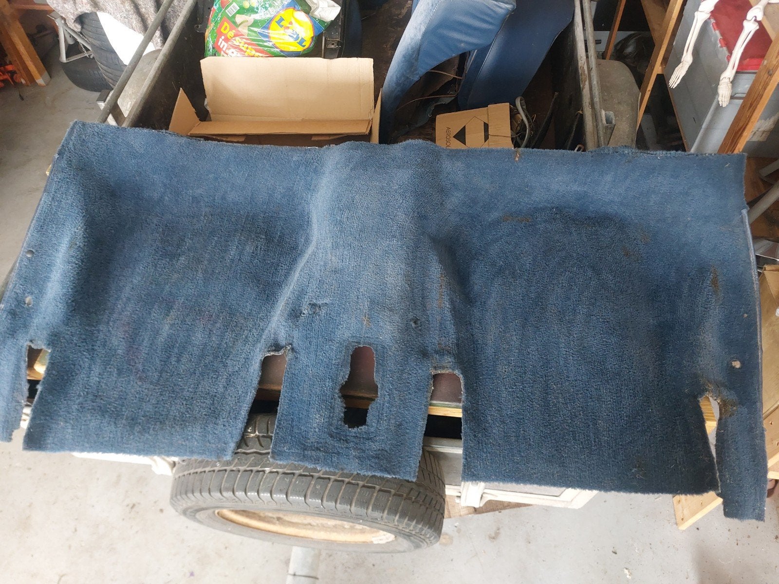 Opel Commodore B/ Record D, 4 deurs blauw interieur, Ophalen, Opel