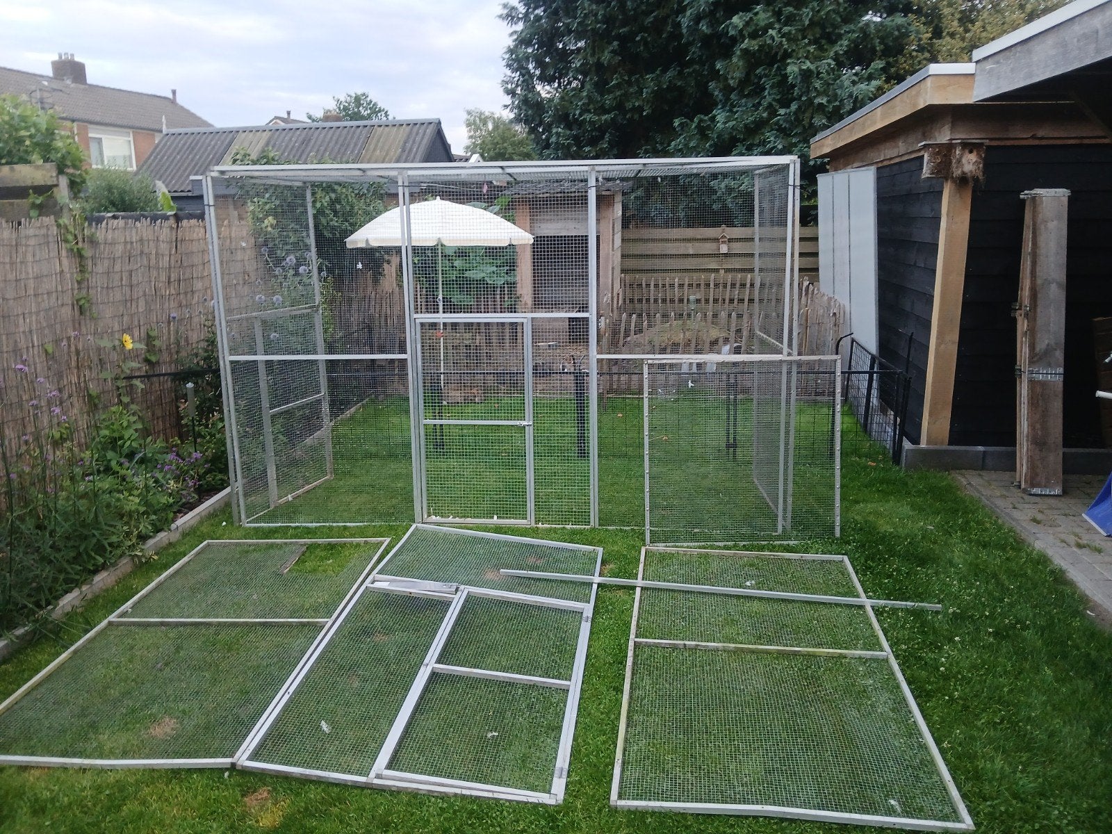 te koop voliere, Ophalen, Gebruikt, Aluminium, Volière