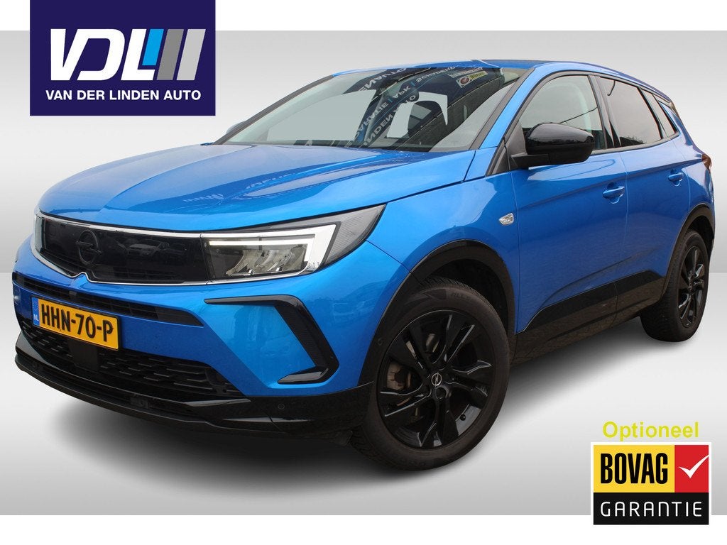 Opel Grandland 1.2 Turbo GS All season banden l Stuur + Stoe, Auto's, Opel, Bedrijf, Te koop, Grandland, ABS, Airbags, Airconditioning