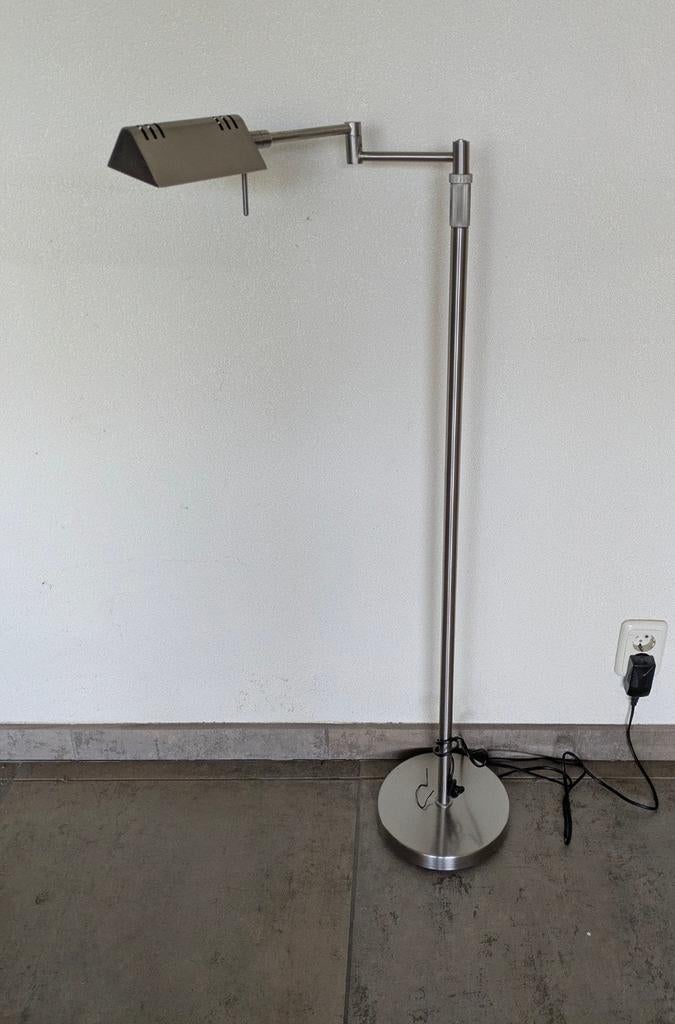 Mexlite leeslamp geborsteld metaal, 110 cm, verstelbaar, Ophalen, Nieuw
