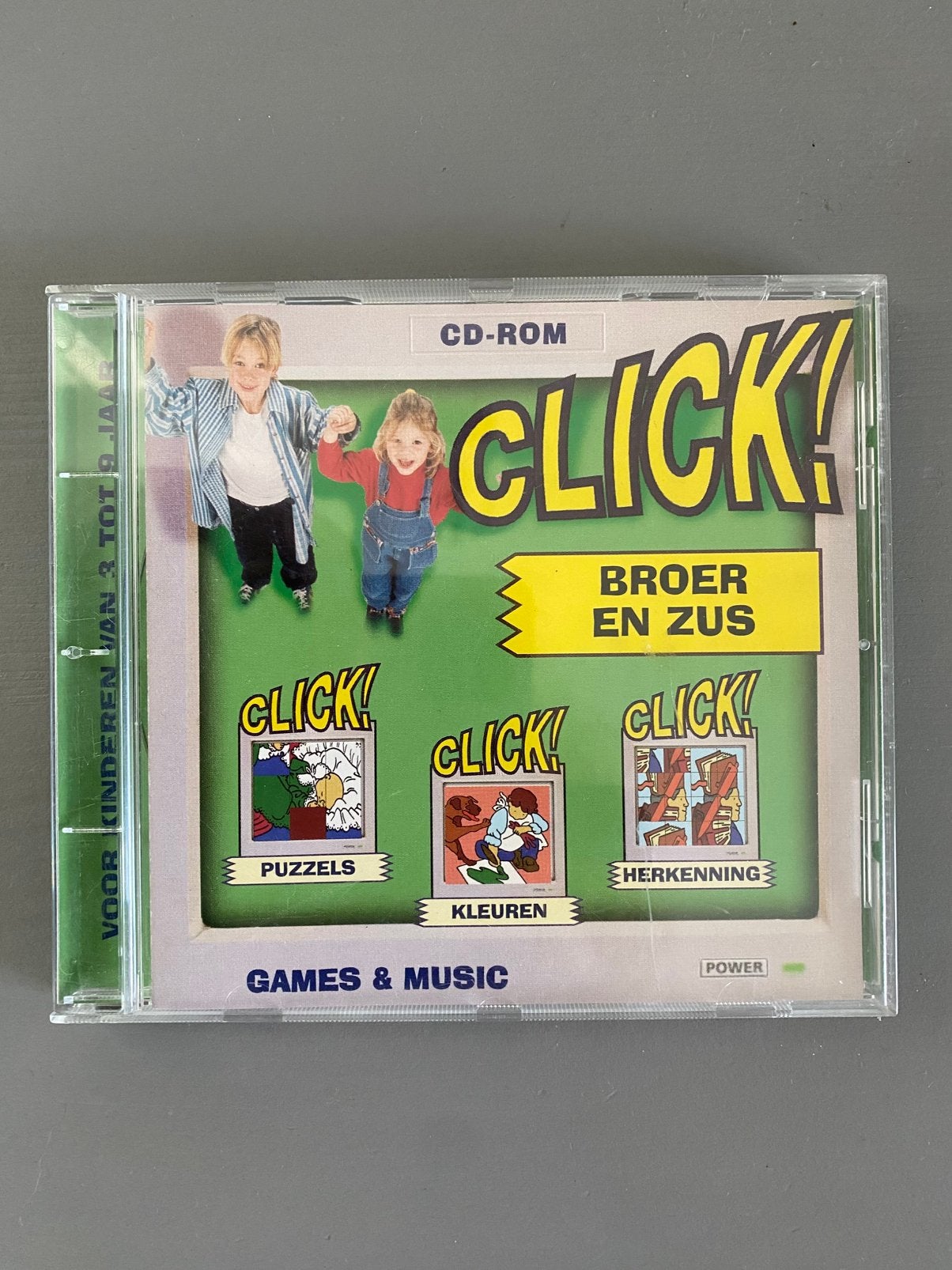 Cd-rom CLICK! Broer en zus, Overige genres, 1 speler, Ophalen of Verzenden, Zo goed als nieuw