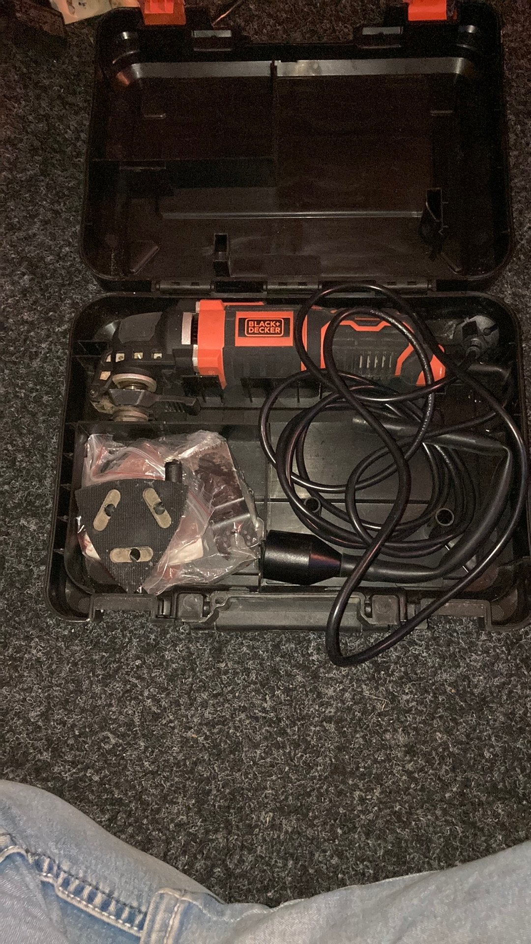 Fijn zaag van black & decker, Ophalen, Zo goed als nieuw