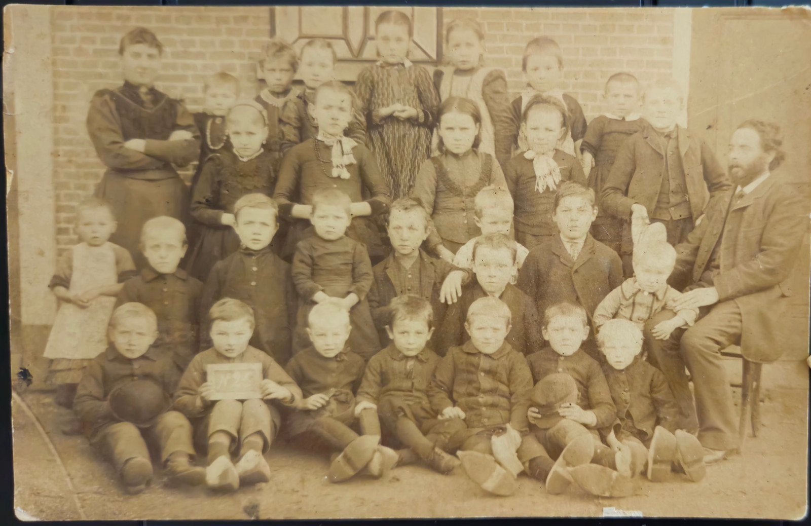 BEUSICHEM KLASSEFOTO (3) ., Gebruikt, Foto, Ophalen of Verzenden, Voor 1940