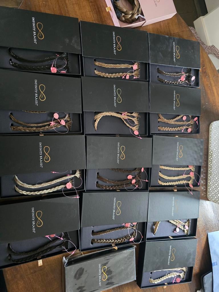 Infinity braids mini braids 15 doosjes, Ophalen of Verzenden, Infinity braids, X, X