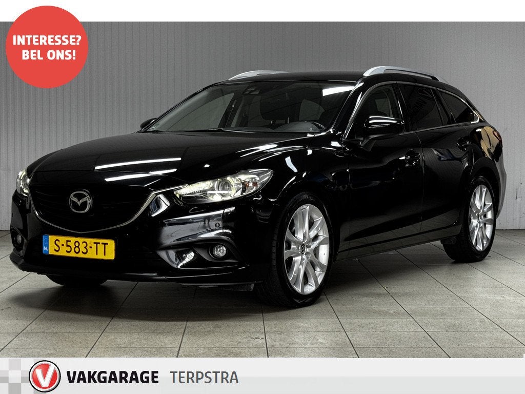 Mazda 6 Sportbreak 2.5 GT-M/ Automaat/ Trekhaak/ Camera/ Sto, Auto's, Mazda, Bedrijf, Te koop, 6 sportbreak, ABS, Achteruitrijcamera