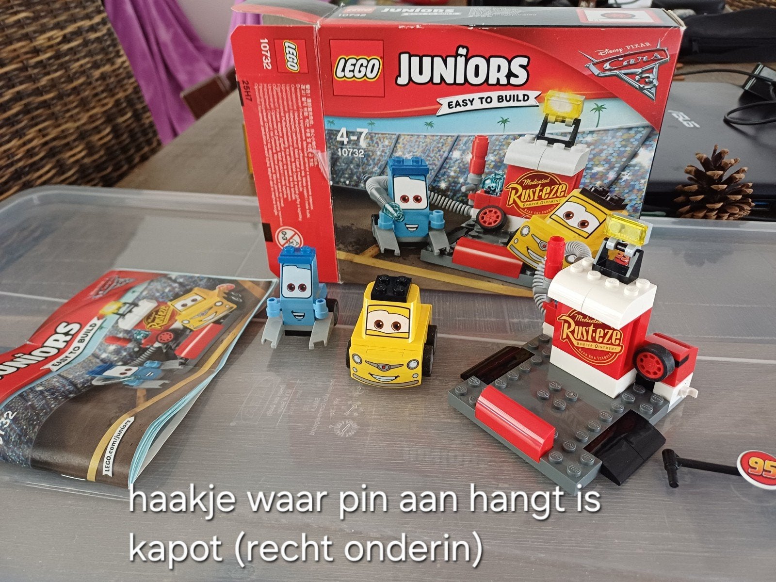 cars lego juniors 10733, Ophalen of Verzenden, Gebruikt