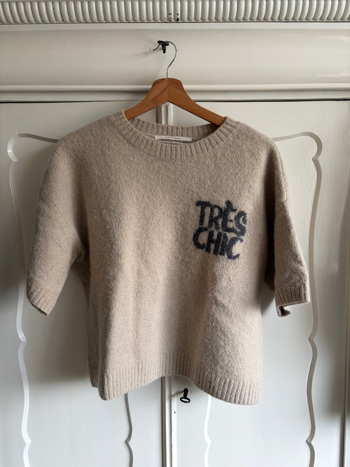 Yaya trui maat L dames, Verzenden, Zo goed als nieuw, Maat 42/44 (L), Beige