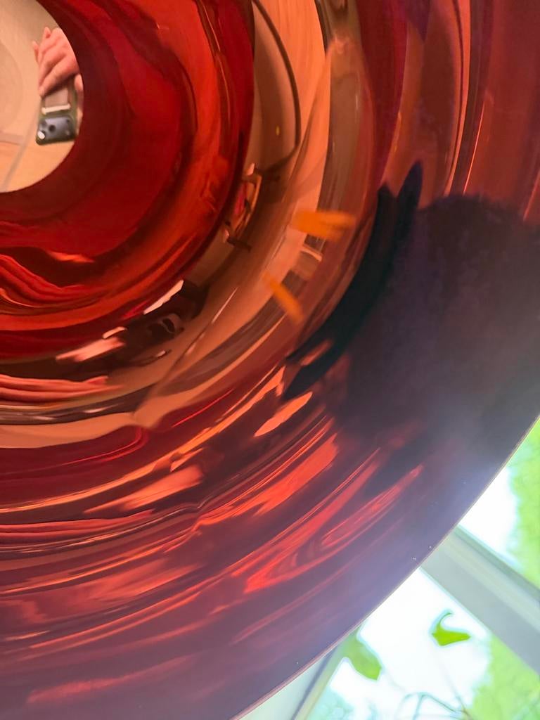 Tom Dixon Koperkleurige bolvormige hanglamp, Ophalen of Verzenden, Zo goed als nieuw, Kunststof, Minder dan 50 cm