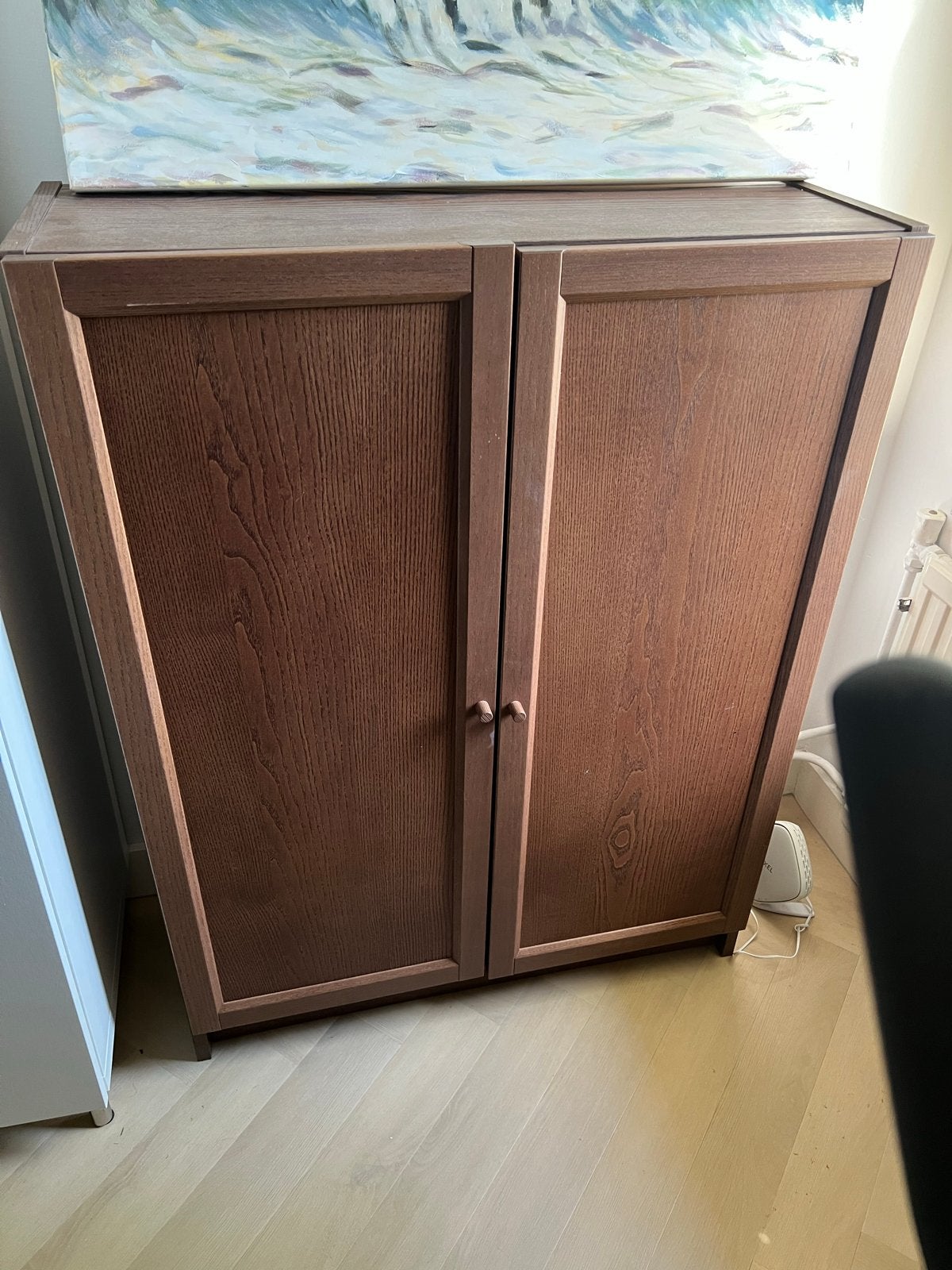 IKEA BILLY kast met deuren – bruin walnoot, Ophalen, Gebruikt
