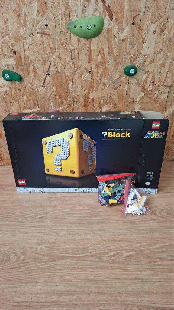 71395 Super Mario 64 Question Mark Block, Ophalen of Verzenden, Zo goed als nieuw, Complete set, Lego