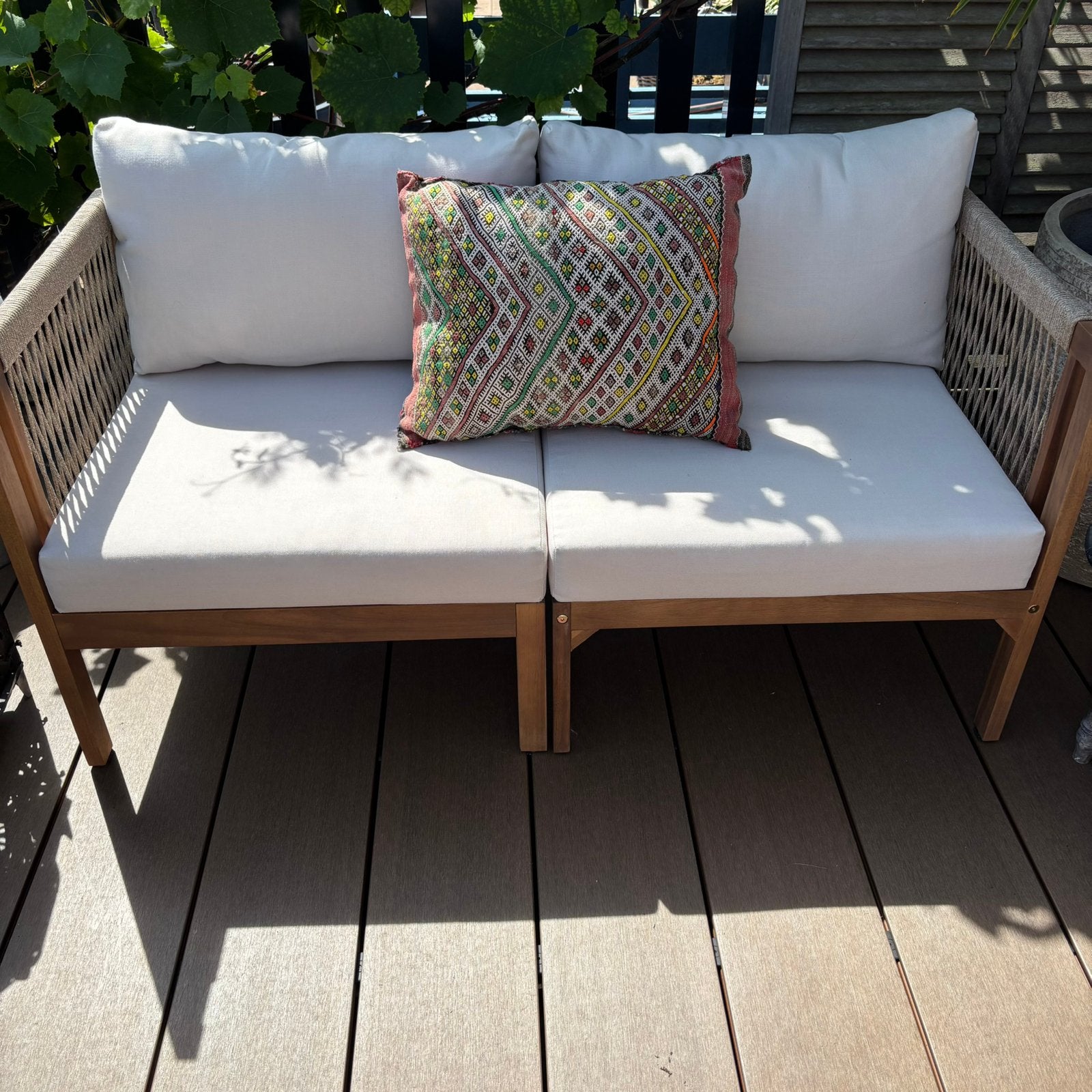 Kelim kussen (dubbelzijdig), Tuin en Terras, Tuinbanken, Ophalen, Zo goed als nieuw