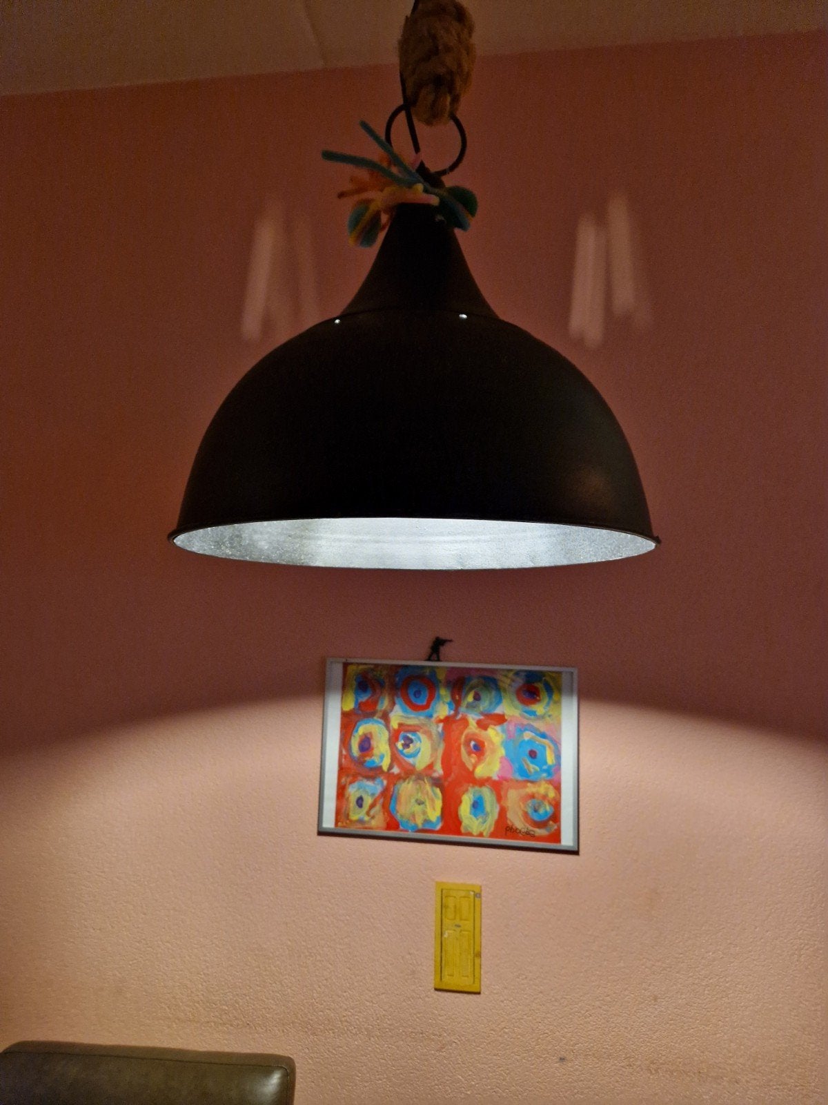 Industriële hanglamp in goede staat, Zo goed als nieuw, Metaal, Industrieel, E27 (groot)