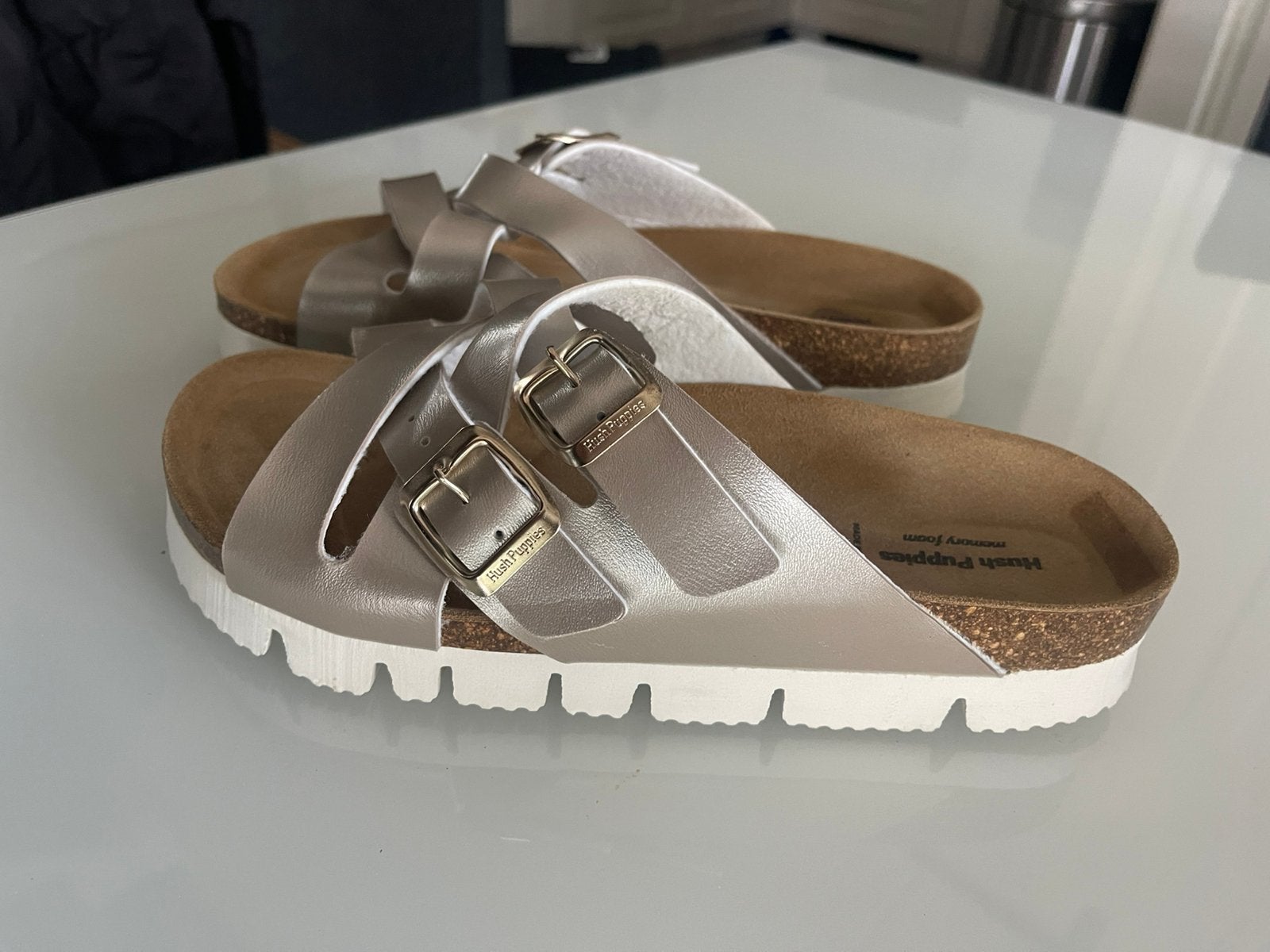 Maat 38 HUSH PUPPIES, Verzenden, Zo goed als nieuw, Sandalen of Muiltjes