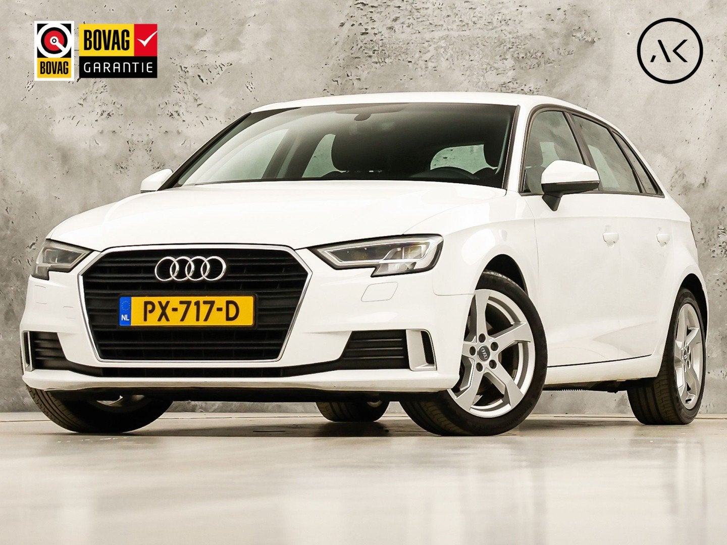 Audi A3 Sportback 1.0 TFSI Sport (GROOT NAVI, DYNAMISCHE KNI, 12 maanden, Stof, Wit, Origineel Nederlands