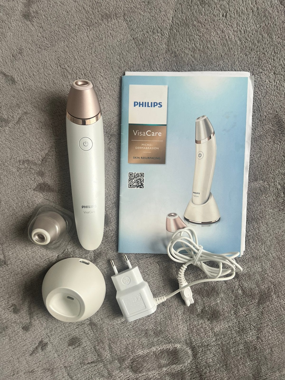 Philips VisaCare microdermabrasie apparaat, Ophalen of Verzenden, Zo goed als nieuw, Gehele gezicht, Verzorging