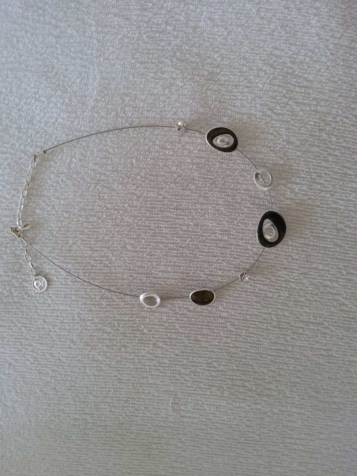 ketting, Ophalen of Verzenden, Nieuw, Zwart, Overige materialen