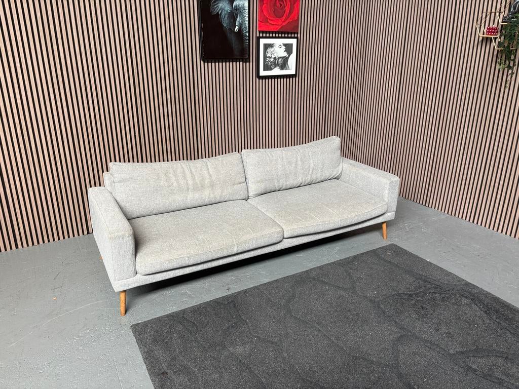 GRATIS LEVERING Xooon Driezits Bank 245x90 GEREINIGD, 75 tot 100 cm, Ophalen of Verzenden, Zo goed als nieuw, Rechte bank
