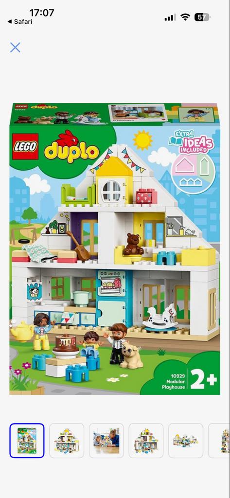 Grote bananen doos vol met Duplo + 2 bouwplaten, Ophalen, Gebruikt, Losse stenen, Duplo