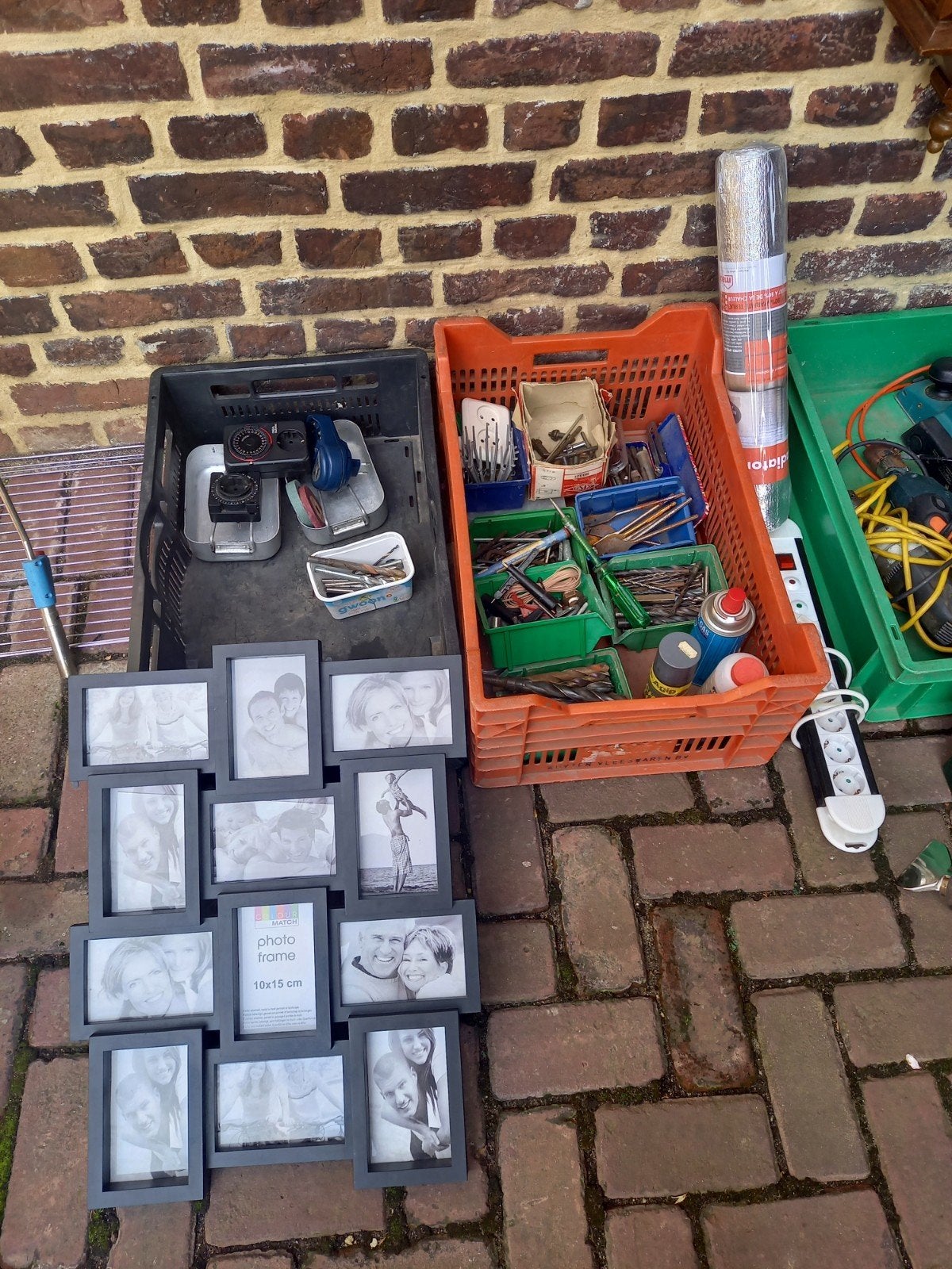 Rommelmarktspullen  grote partij, Ophalen, Gebruikt