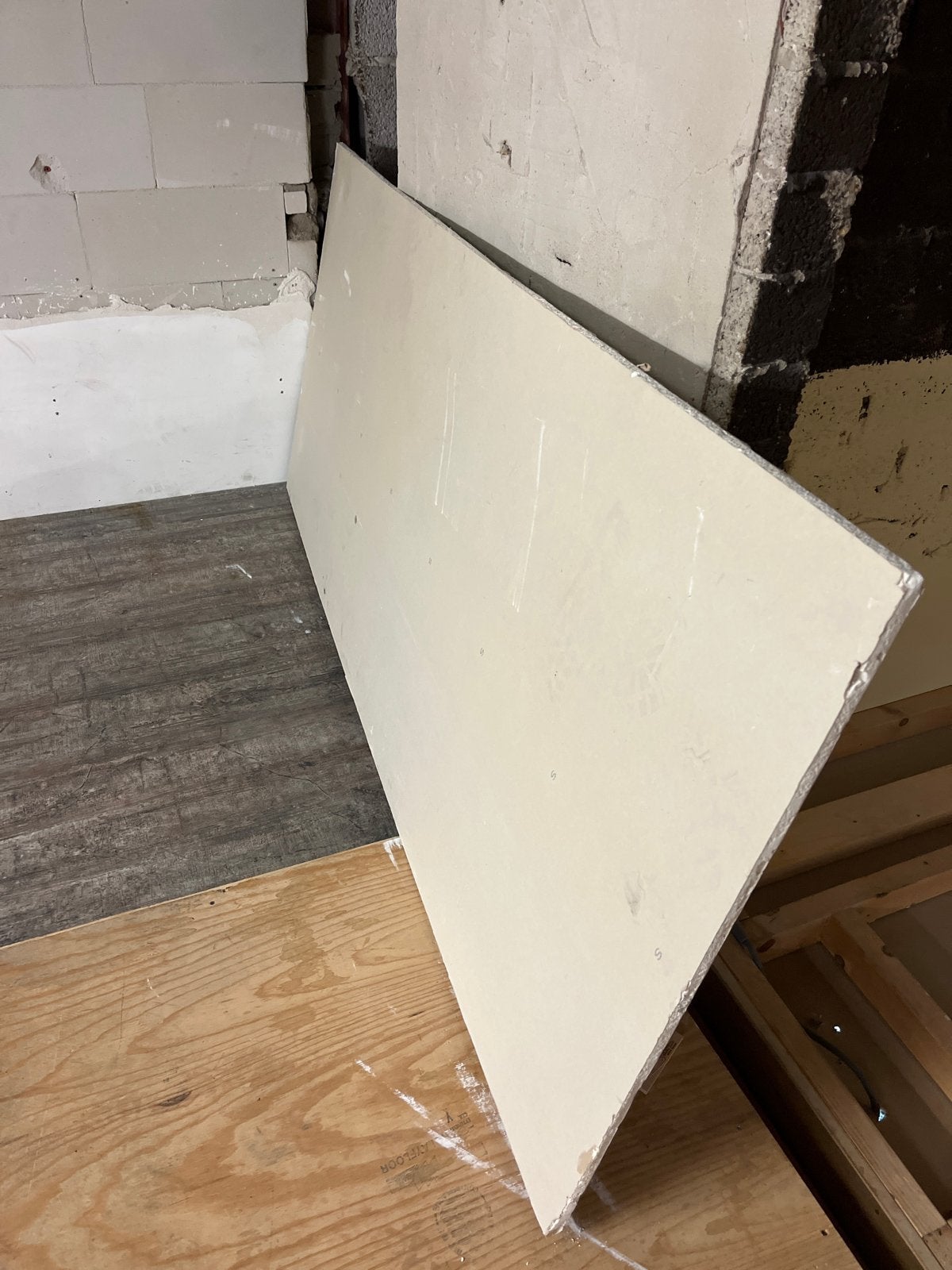 GRATIS!! Grote gipsplaat voor wanden en plafonds, Doe-het-zelf en Verbouw, Platen en Panelen, Ophalen, Nieuw, Overige materialen