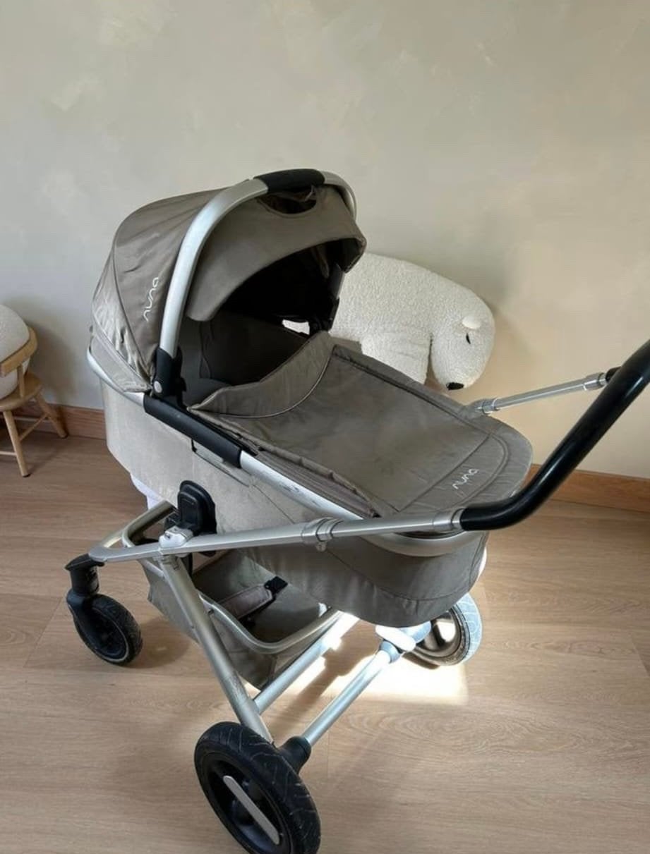 kinderwagen nuna met reiswieg, Gebruikt, Combiwagen, Met reiswieg, Ophalen