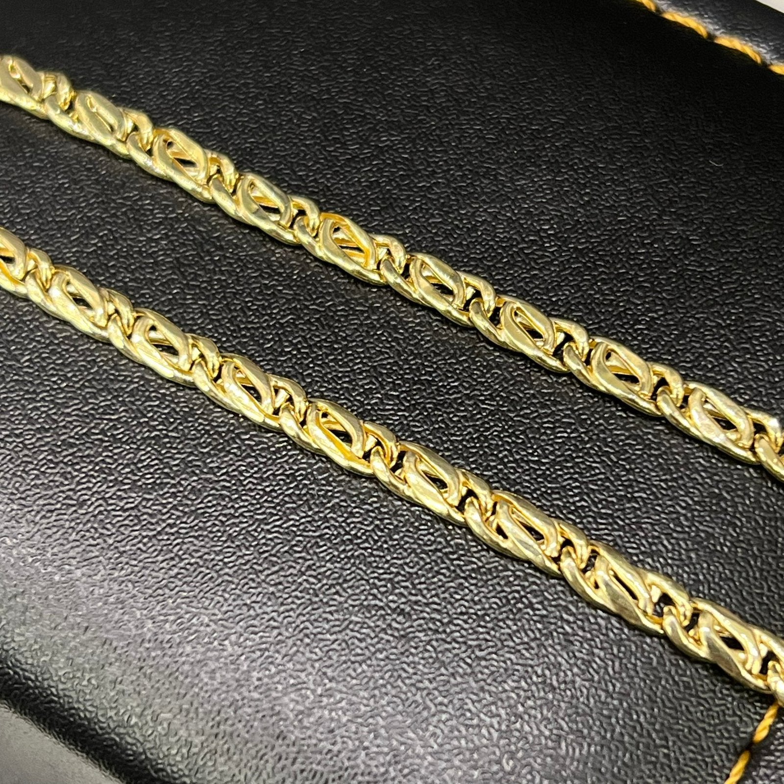 14k gouden valkenoog schakel prachtig model, Ophalen of Verzenden, Nieuw, Goud