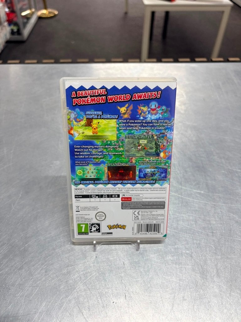 Nintendo Switch Game | Pokemon Mystery Dungeon rescue team, Spelcomputers en Games, Avontuur en Actie, ., 1 speler, Ophalen of Verzenden