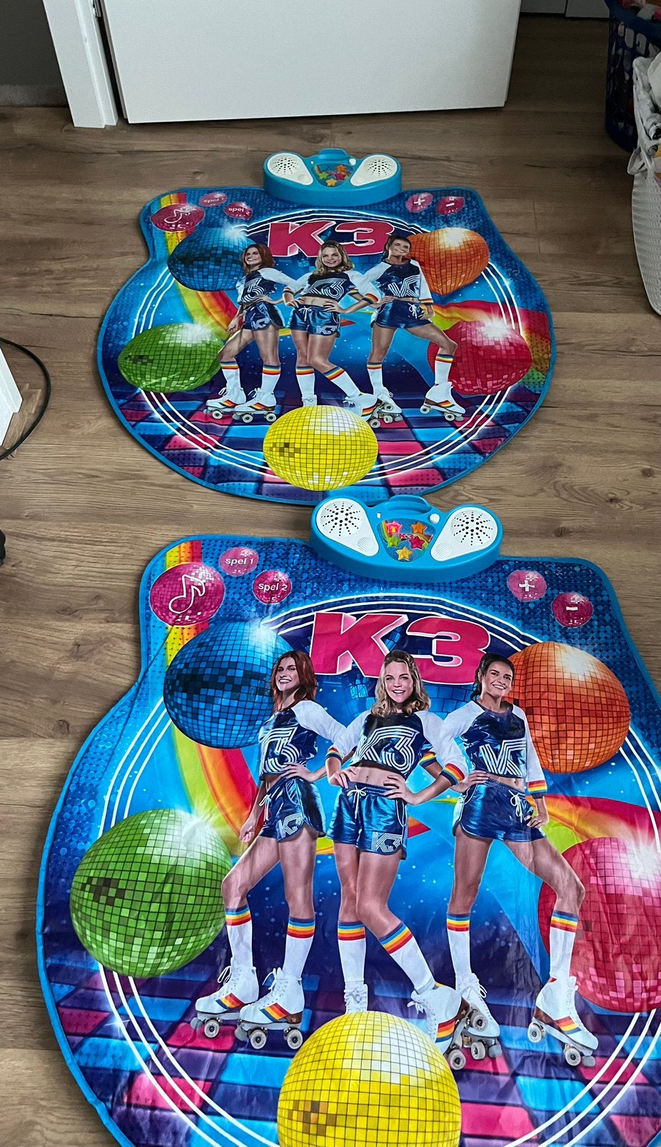K3 dansmat 2x, Ophalen, Zo goed als nieuw
