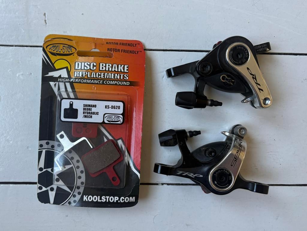 TRP Spyre remklauwen met Kool-Stop remblokken, Ophalen of Verzenden, Gebruikt, Racefiets, Overige typen