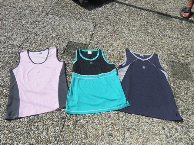 Dames hardloopshirts, Kleding | Dames, Zo goed als nieuw, Shamp en Leontien, Ophalen, Maat 38/40 (M)