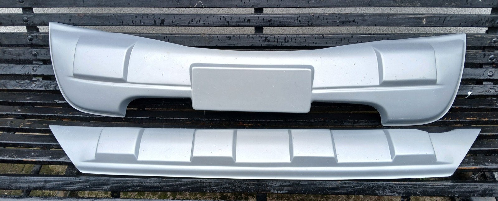 Bumper set voor en achter Kia Sorento 2006- (zilverlook), Ophalen, Kia, Nieuw, Bumper
