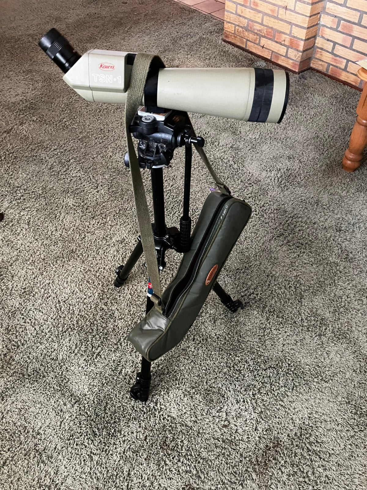 Kowa spotting scope TSN-1 met statief en tas, Audio, Tv en Foto, Optische apparatuur | Telescopen, Zo goed als nieuw, Onderdelen of Toebehoren