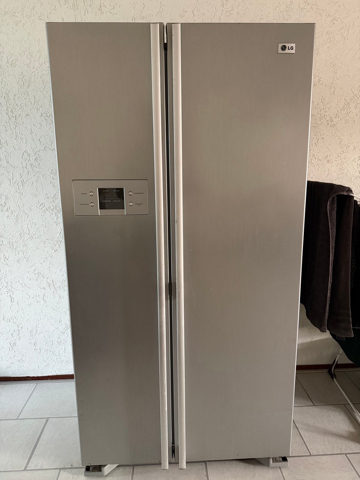 LG Koelkast/Vriezer - Uitstekende Staat, Ophalen, 200 liter of meer, 60 cm of meer, Met aparte vriezer