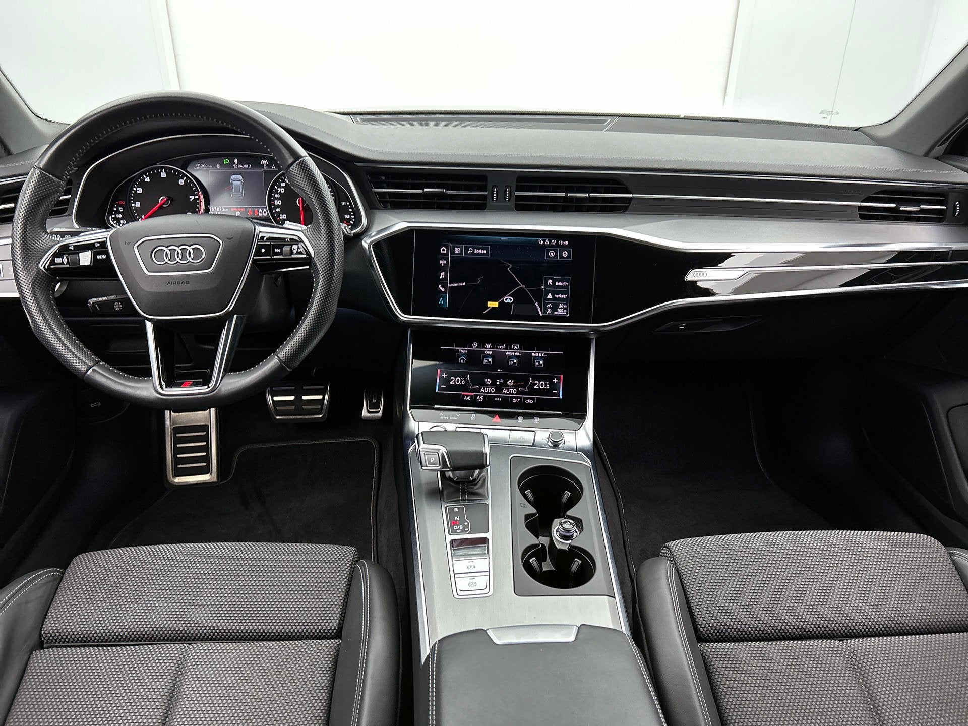 Audi A6 Avant 45 TFSI Sport S Sport(NL-auto, Goed OnderH, Na, Auto's, Audi, 15 km/l, Gebruikt, Euro 6, 4 cilinders
