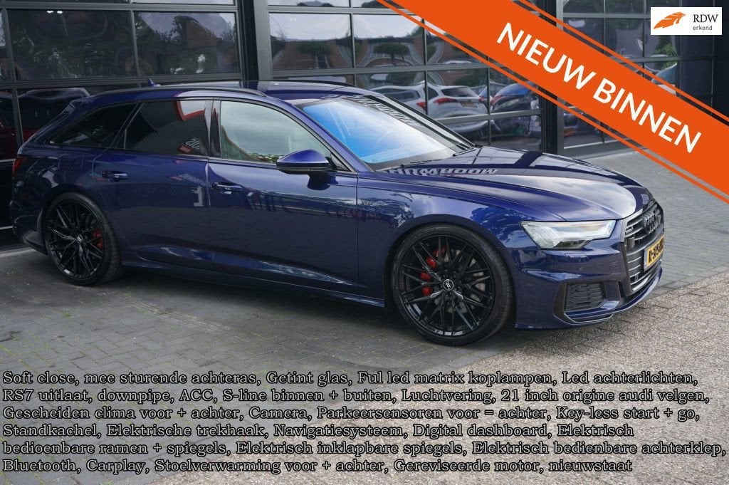 Audi A6 Avant 55 TFSI quattro Design Pro Line Plus, Luchtver, Automaat, Gebruikt, Euro 6, 2995 cc