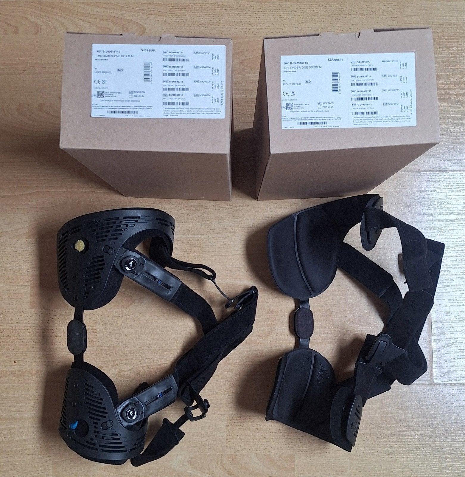 Nieuwe OSSUR UNLOADER ONE SD LM maat M (linkerknie), Ophalen of Verzenden, Nieuw