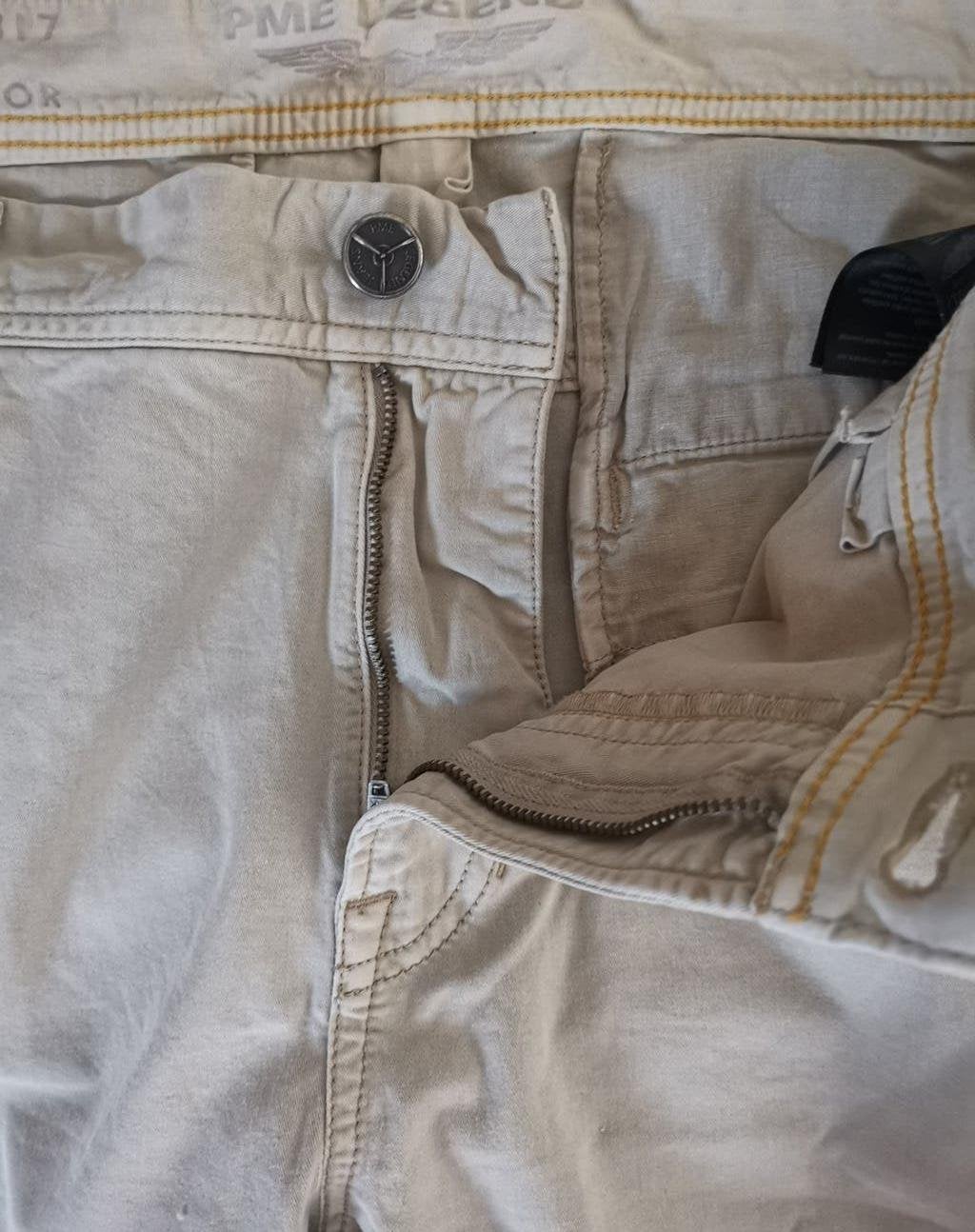 PME LEGEND Chino short maat W42, State of Art, Verzenden, Beige, Overige maten
