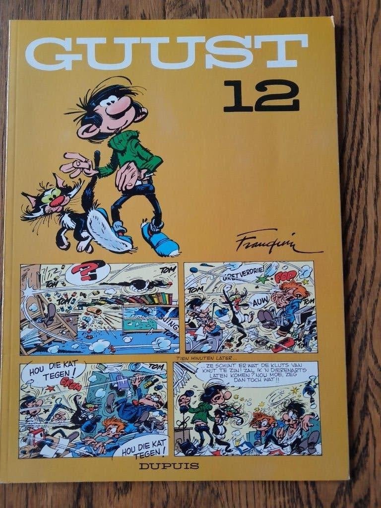 Guust 12 Guust Flater. Franquin - Dupuis. Zo goed als nieuw!, Eén stripboek, Ophalen of Verzenden, Gelezen, André Franquin
