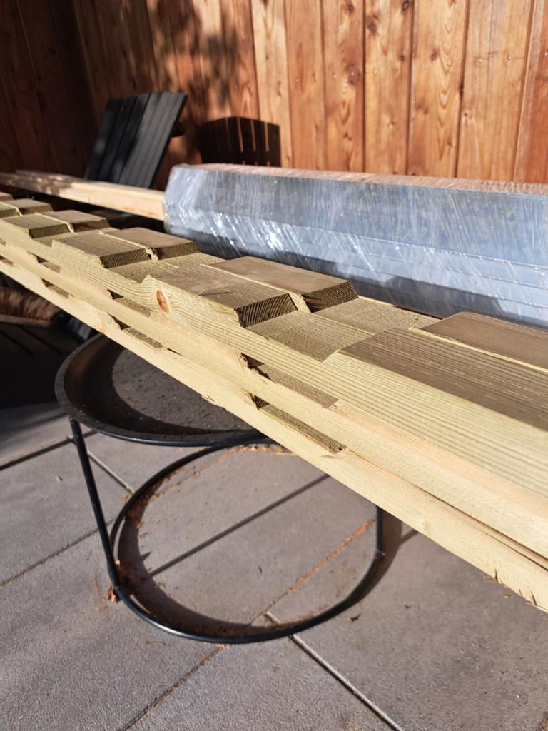 Ventilatielatten, Doe-het-zelf en Verbouw, Hout en Planken, Ophalen, 25 tot 50 mm, Nieuw, Plank