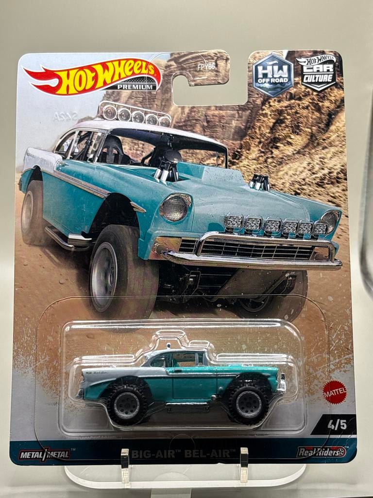 Hot Wheels Premium "BIG-AIR BEL-AIR" - Nieuw in verpakking, Auto, Nieuw, Ophalen of Verzenden, Mattel