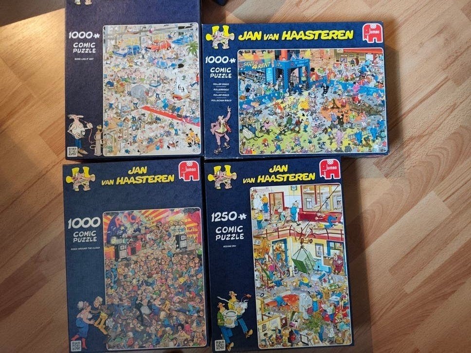 Jan van Haasteren puzzels, Hobby en Vrije tijd, Denksport en Puzzels, Ophalen, 500 t/m 1500 stukjes