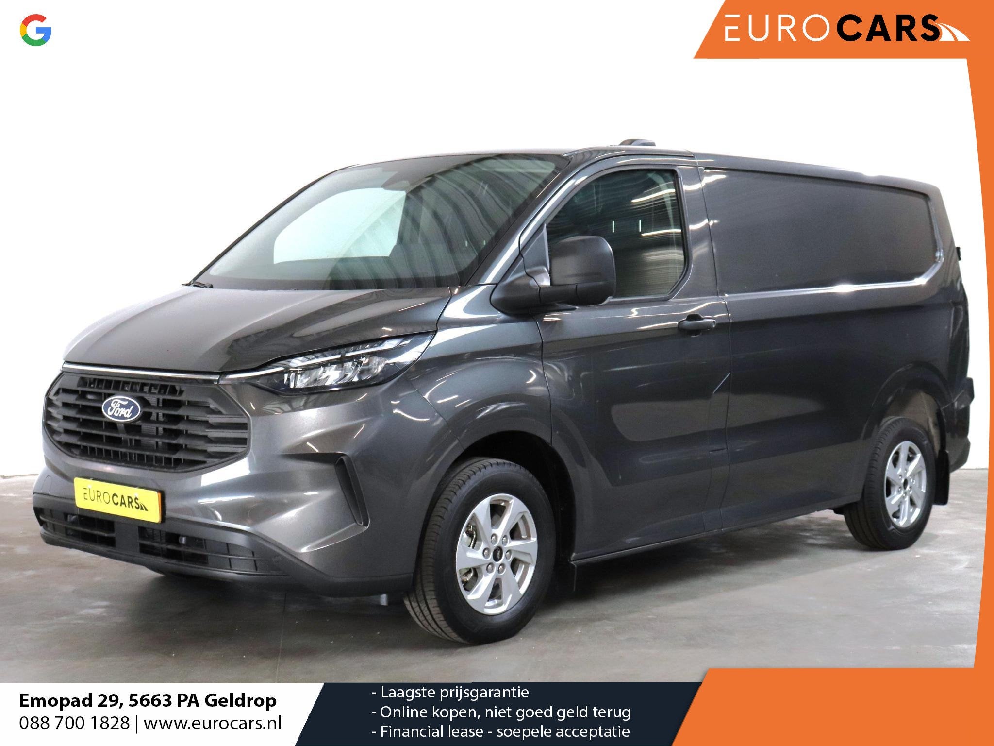 Ford Transit Custom 300 2.0 TDCI L2H1 Trend Nieuw Model Navi, Auto's, Bestelauto's, Voorwielaandrijving, Stof, 1836 kg, 4 cilinders