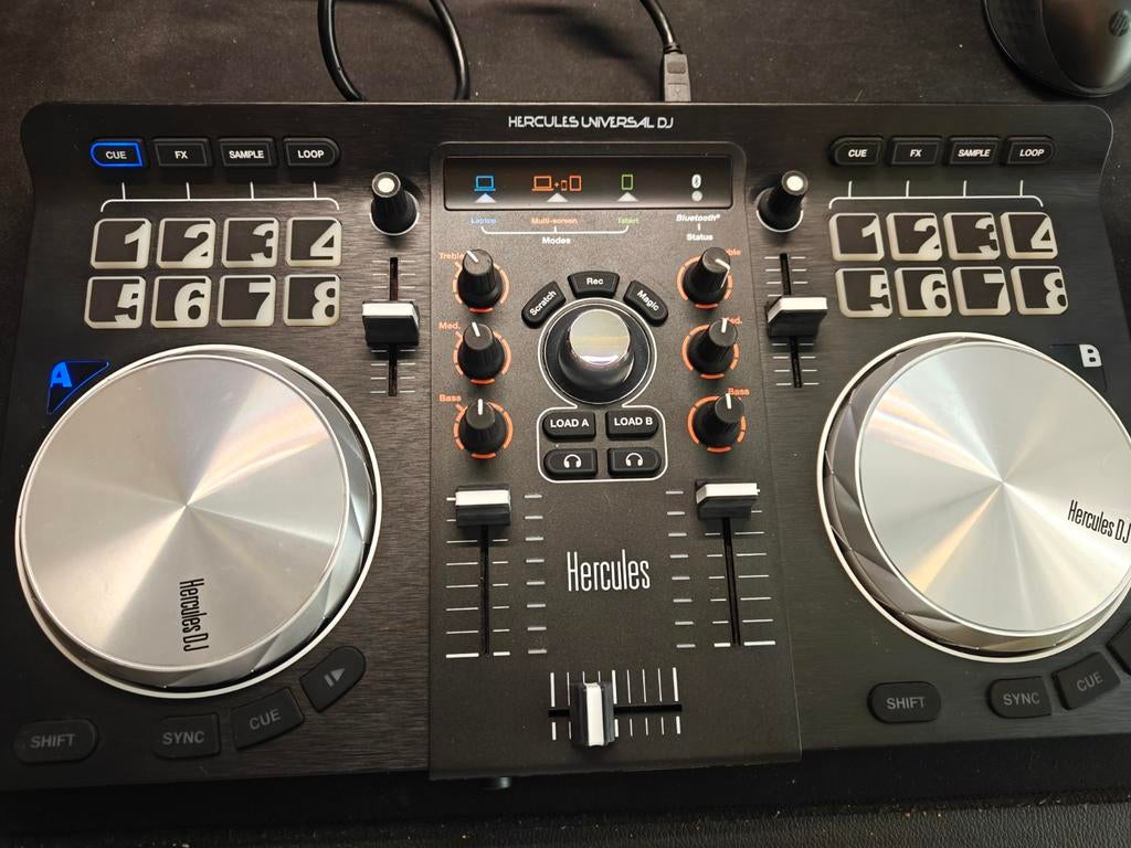 Hercules Universal DJ Controller zgan, Ophalen of Verzenden, Zo goed als nieuw, Overige merken