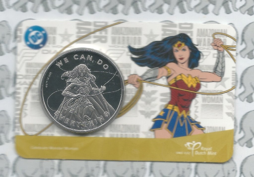 Nederland Coincard 2026 "Wonder Woman" (zie omschrijving), Ophalen of Verzenden, Overige landen