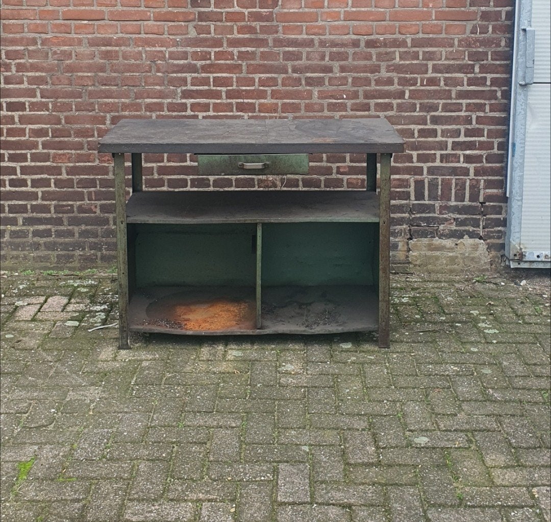 vintage werkbank, Doe-het-zelf en Verbouw, Ophalen, Gebruikt, 70 tot 120 cm