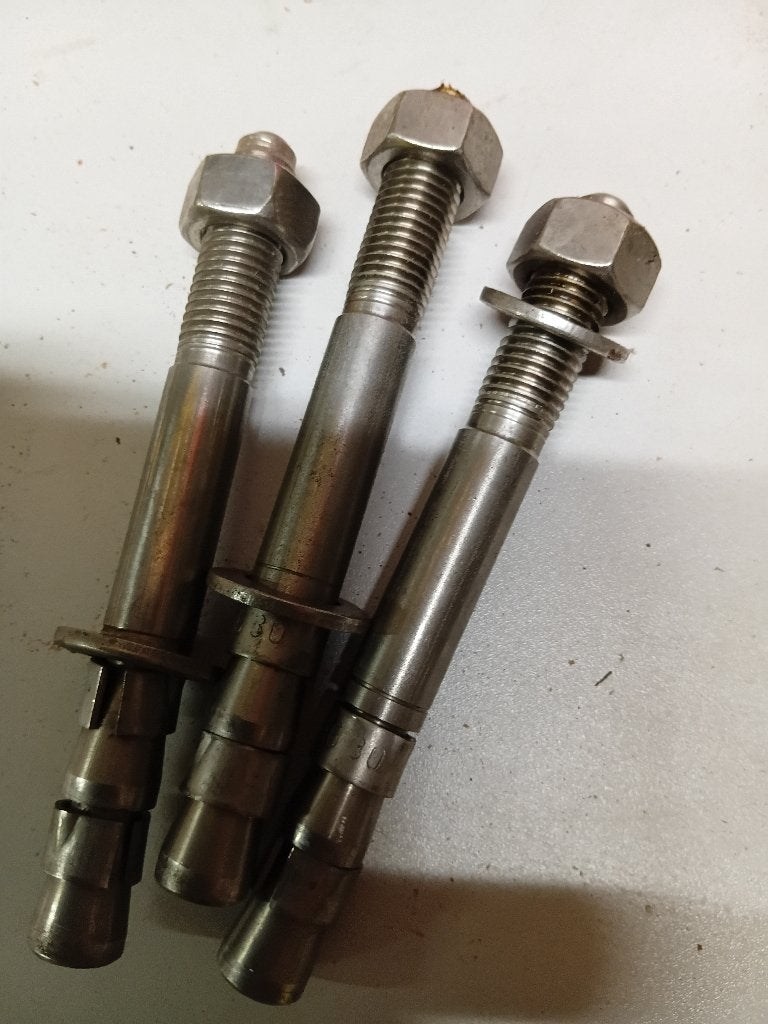 Slag anker /doorsteek anker M16 RVS A4, Ophalen, 100 tot 250 mm, Overige typen, Nieuw