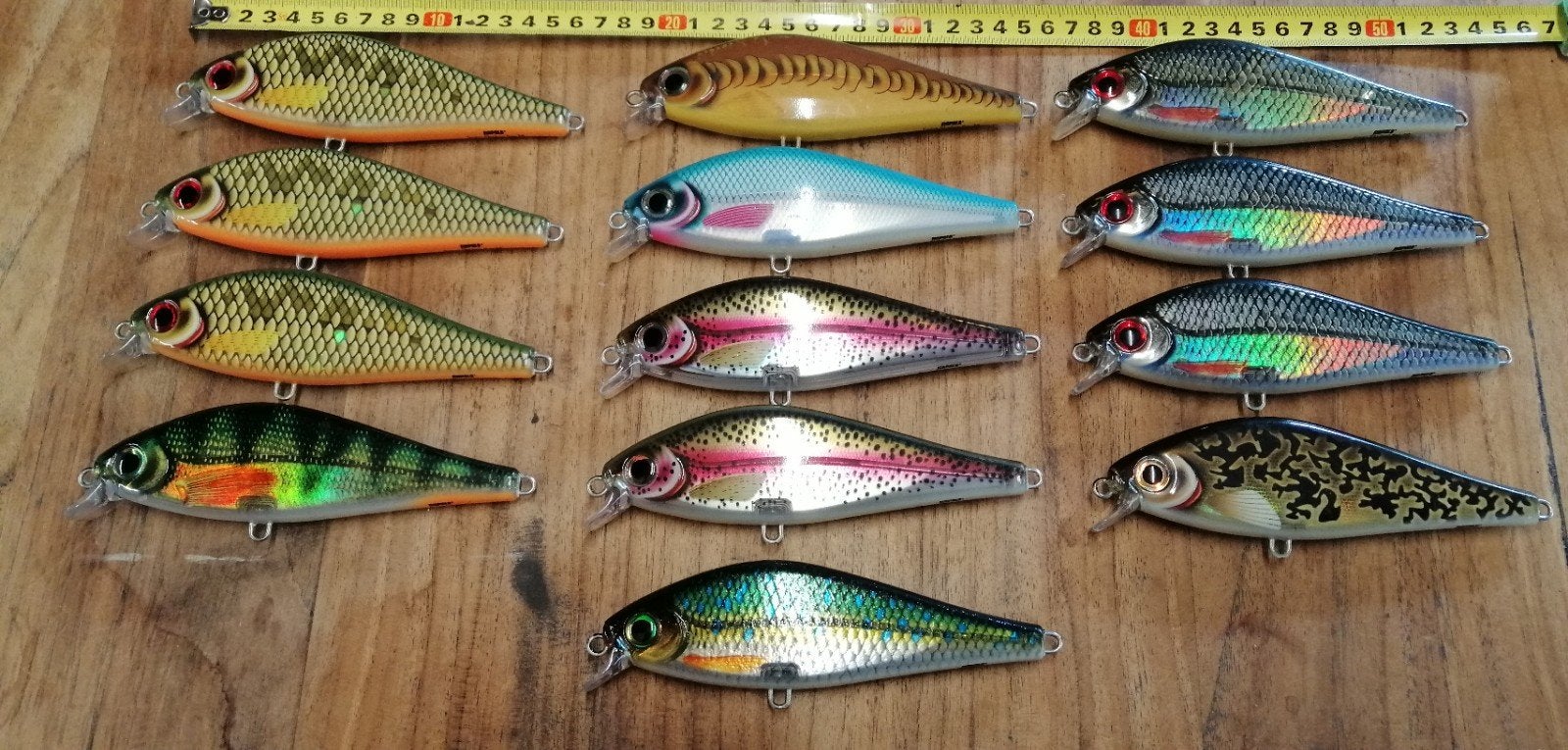 13x Rapala Super Shadow Rap 16 cm pluggen (Trollen!!), Watersport en Boten, Ophalen, Zo goed als nieuw, Overige typen