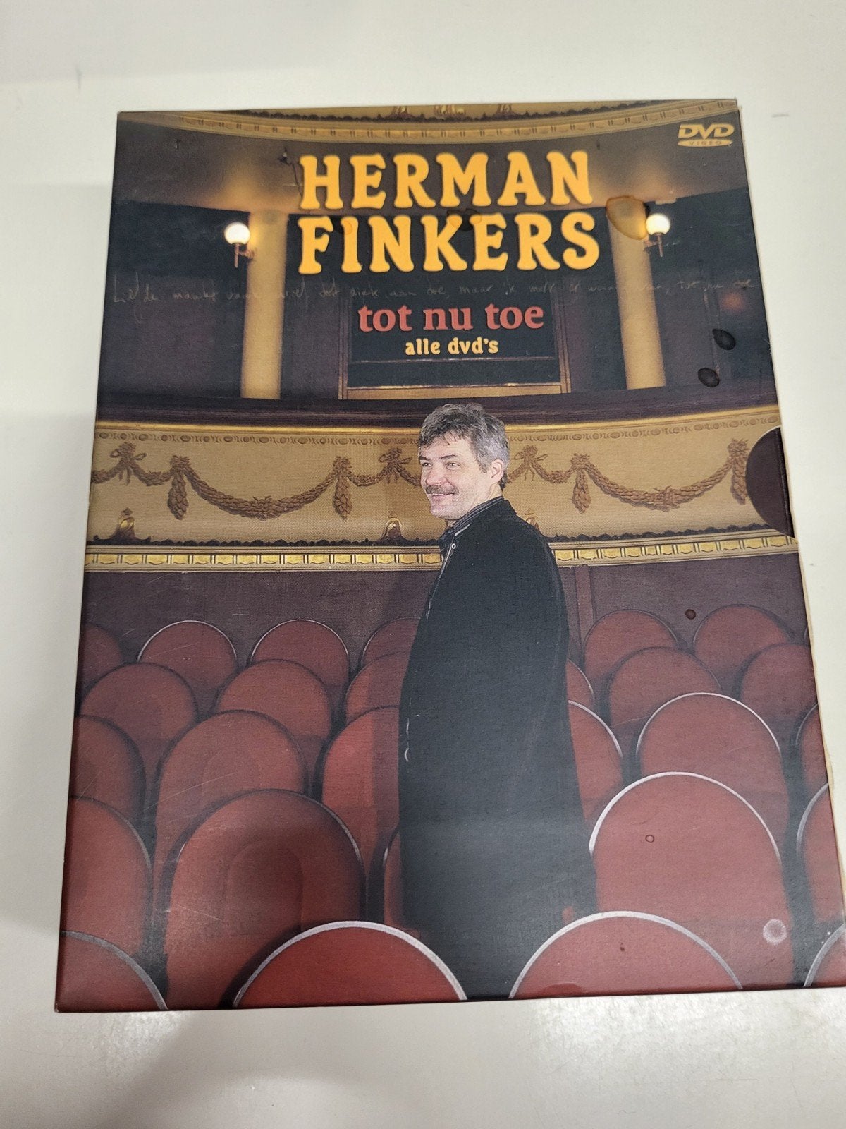Herman Finkers - Tot Nu Toe, Cd's en Dvd's, Dvd's | Cabaret en Sketches, Alle leeftijden, Ophalen of Verzenden, Zo goed als nieuw