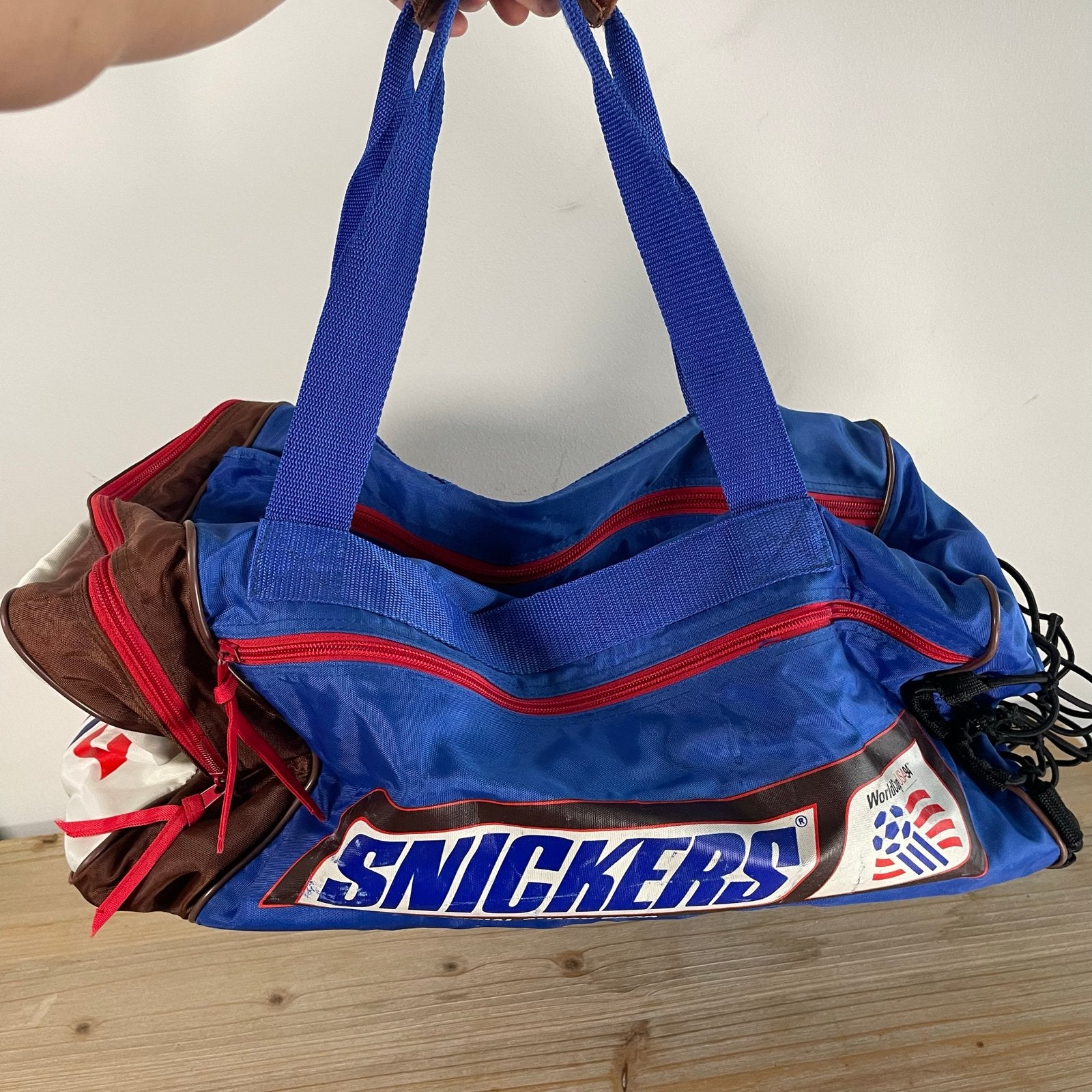 Vintage Snickers World Cup USA 94 Sporttas, Ophalen of Verzenden, Gebruikt, Overige typen